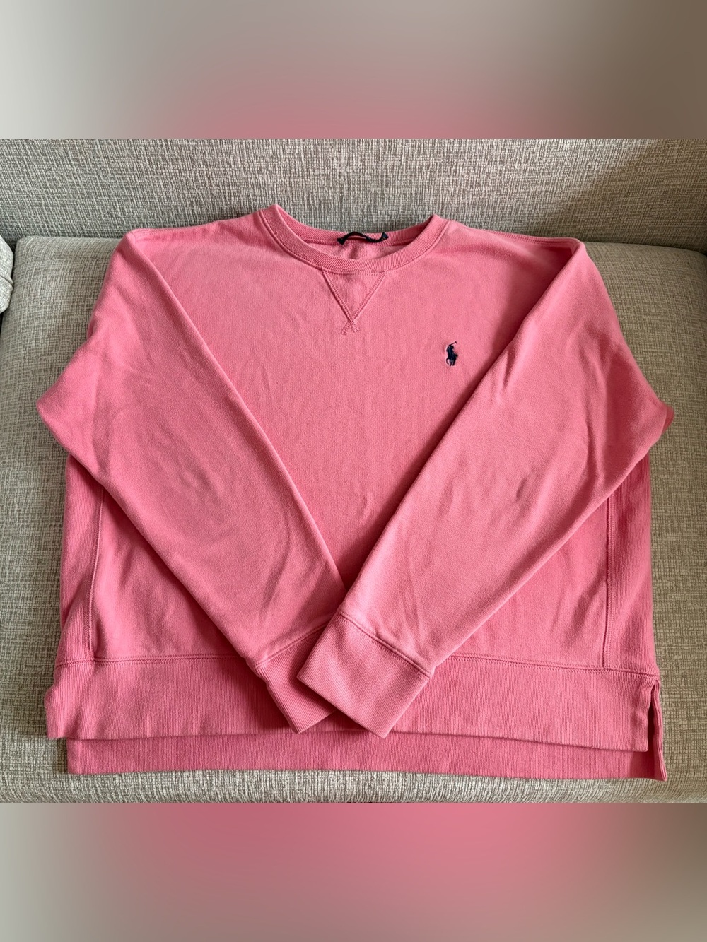 Polo Ralph Lauren Women's  Fleece Crew Neck Sweatshirt Size Large - Picture 2 of 8